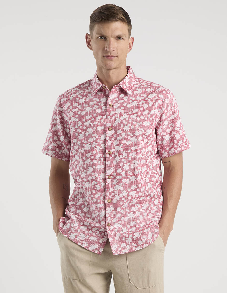 Camisa casual manga corta para hombre 5