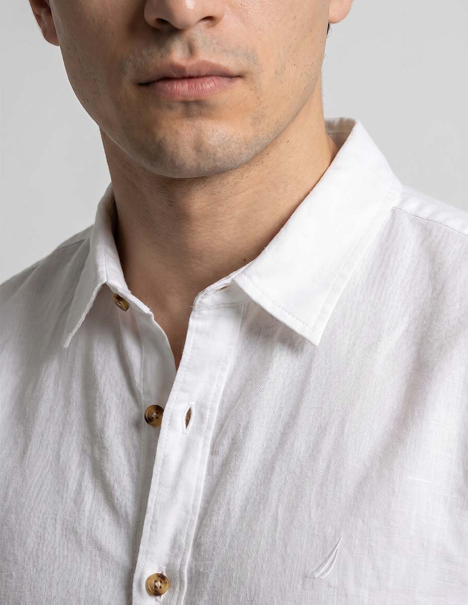 Camisa casual de algodón manga larga para hombre 3