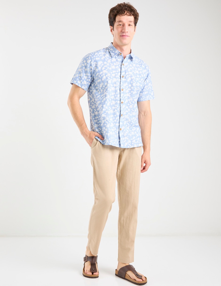 Camisa casual manga corta para hombre 2