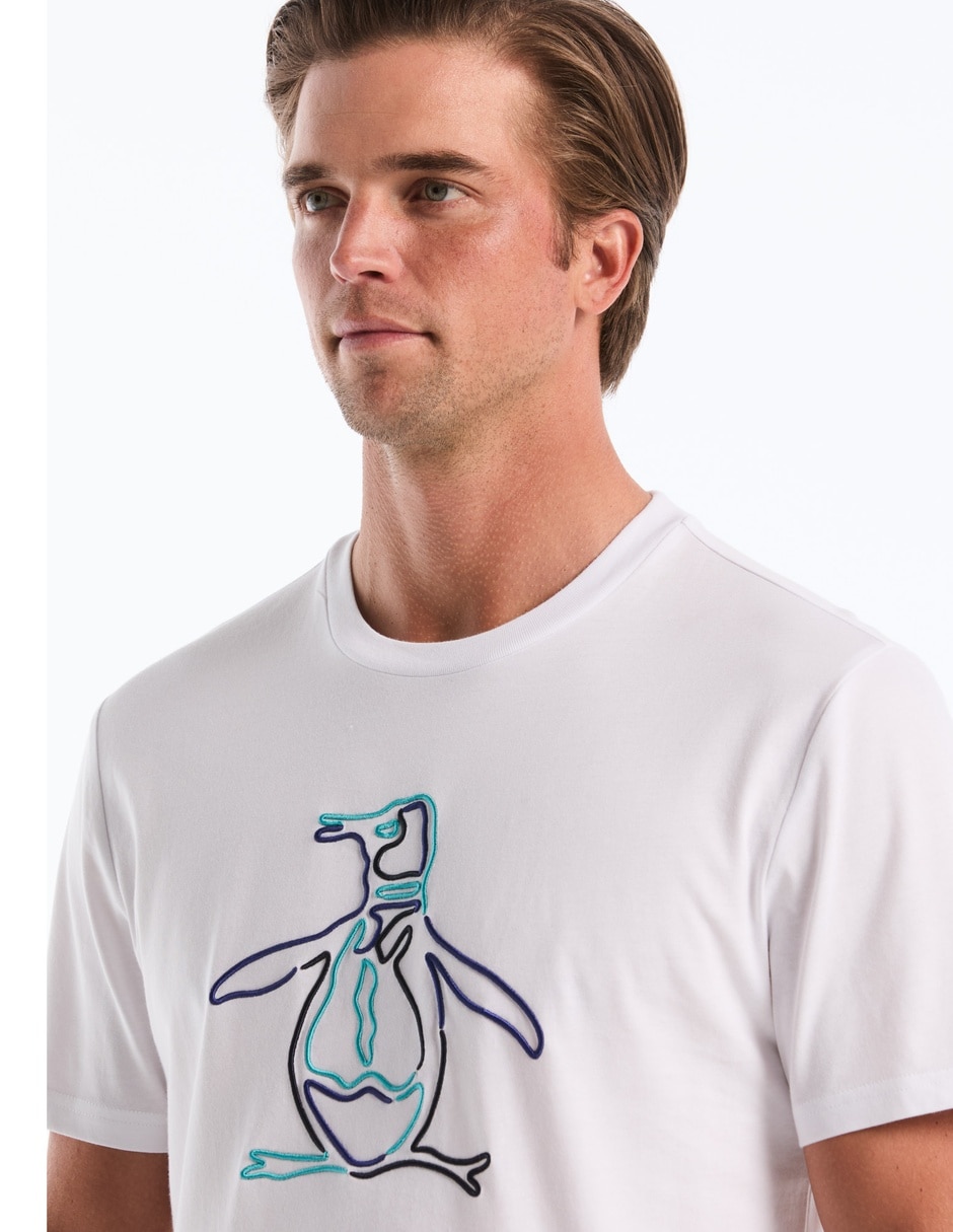 Playera cuello redondo para hombre