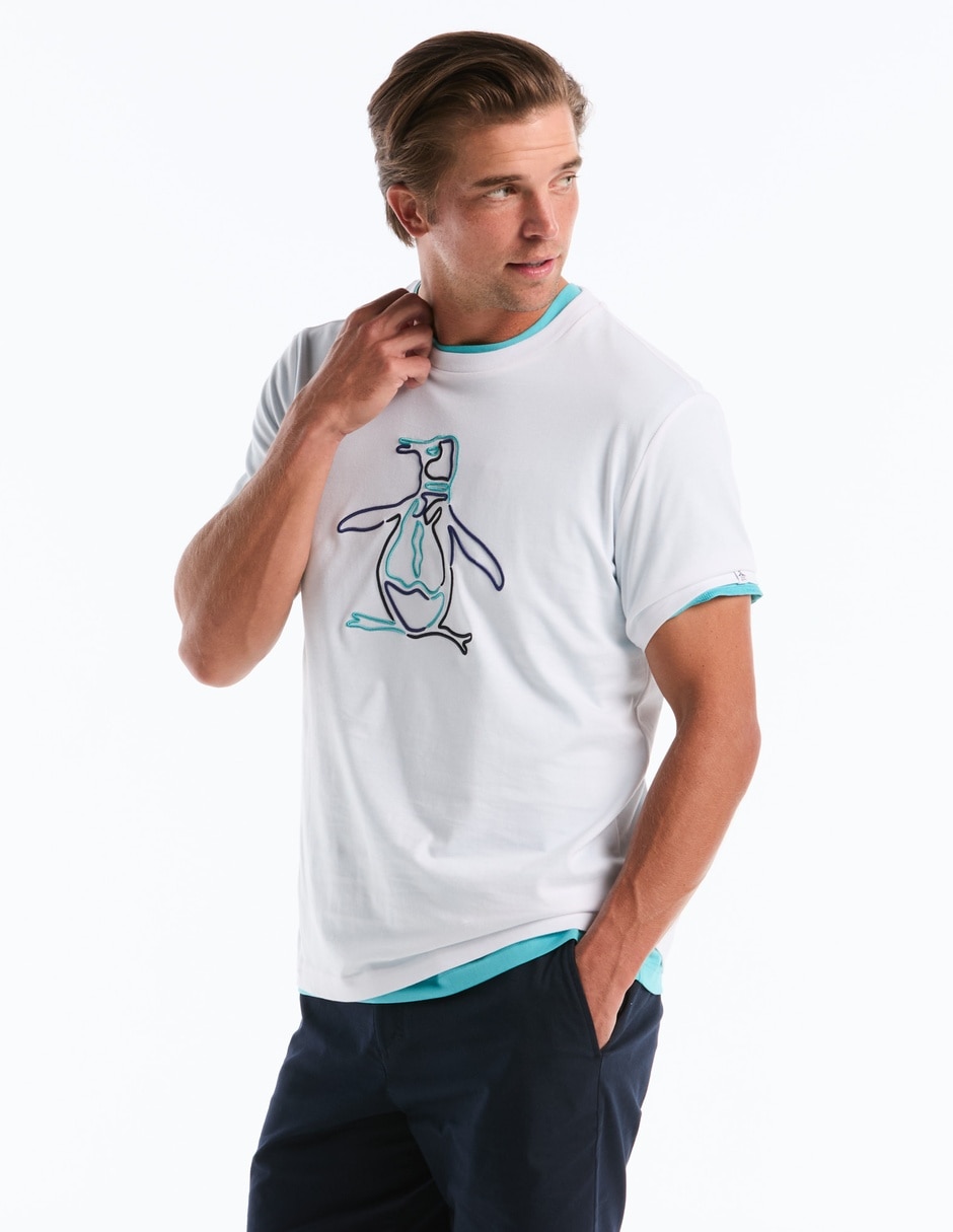 Playera cuello redondo para hombre