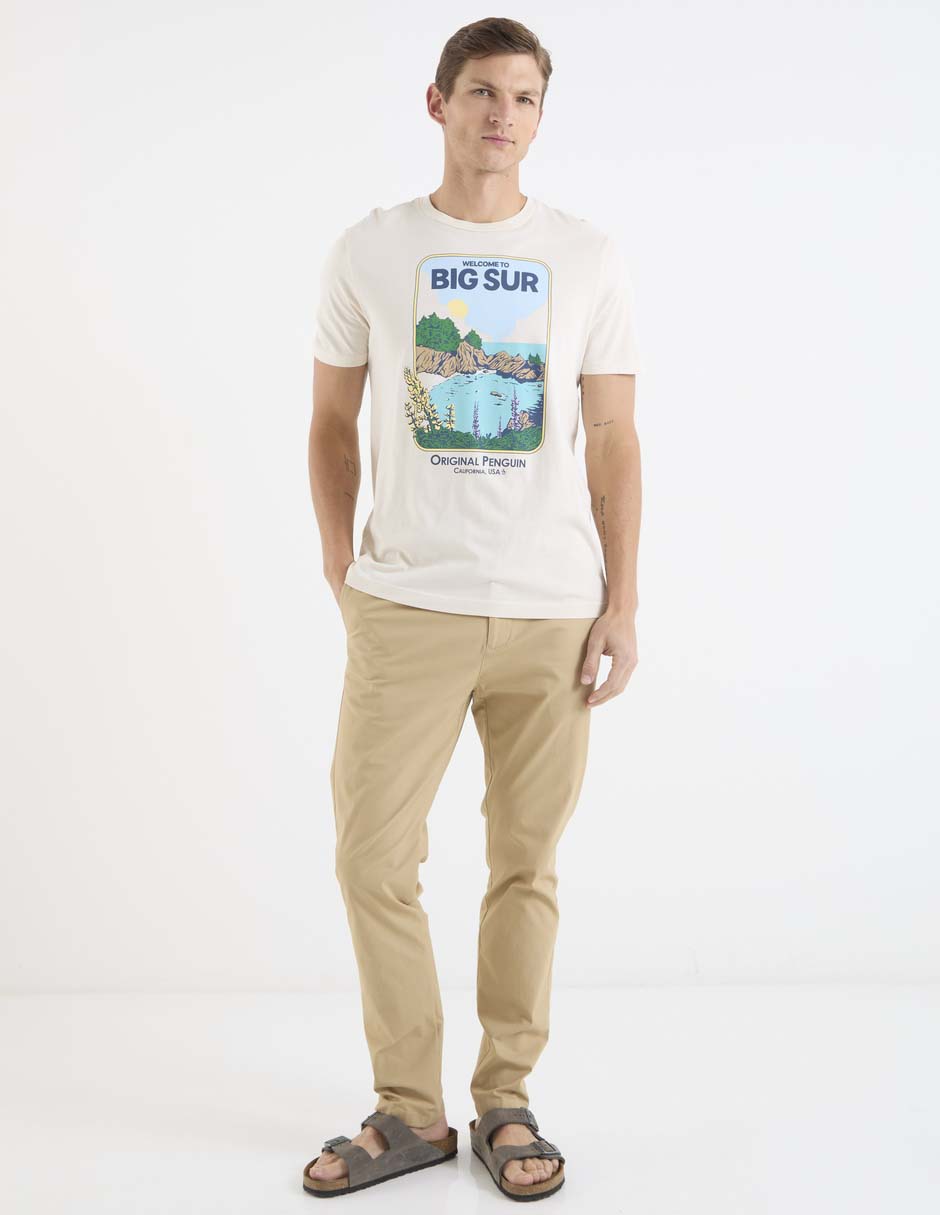 Playera cuello redondo para hombre