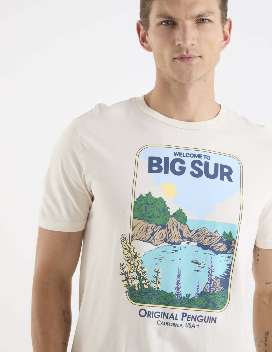 Playera cuello redondo para hombre