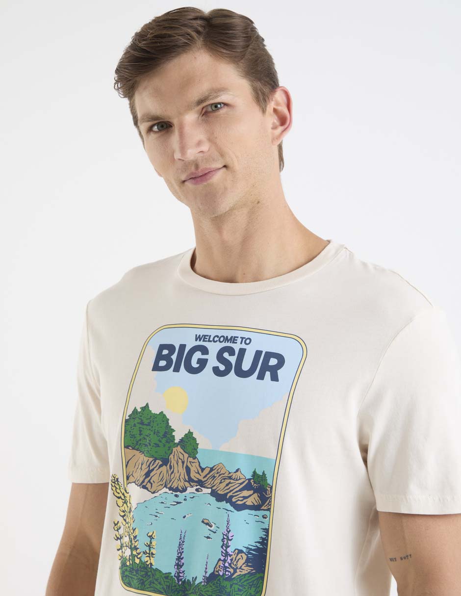 Playera cuello redondo para hombre