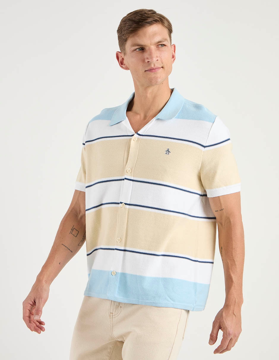Camisa casual manga corta para hombre 5