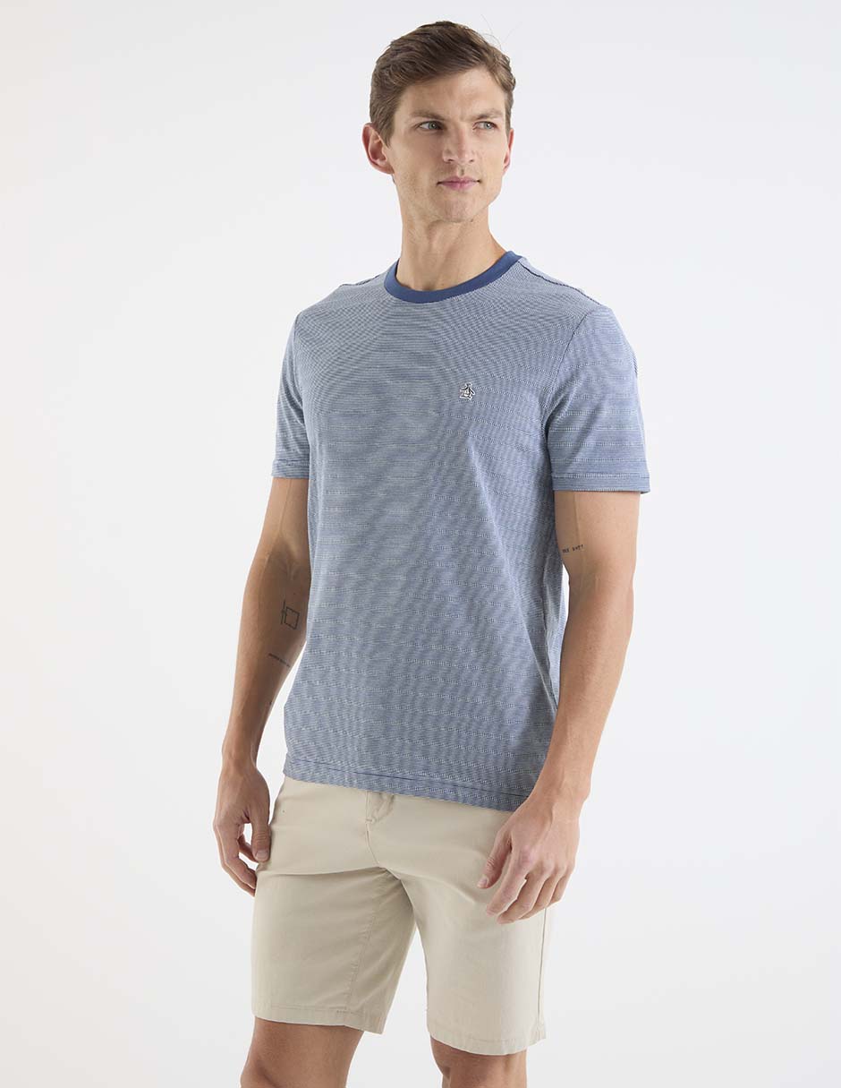 Playera cuello redondo para hombre 1
