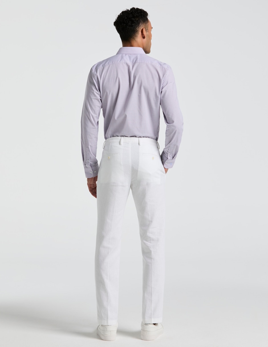 Pantalón casual chino regular Original Penguin de lino para hombre