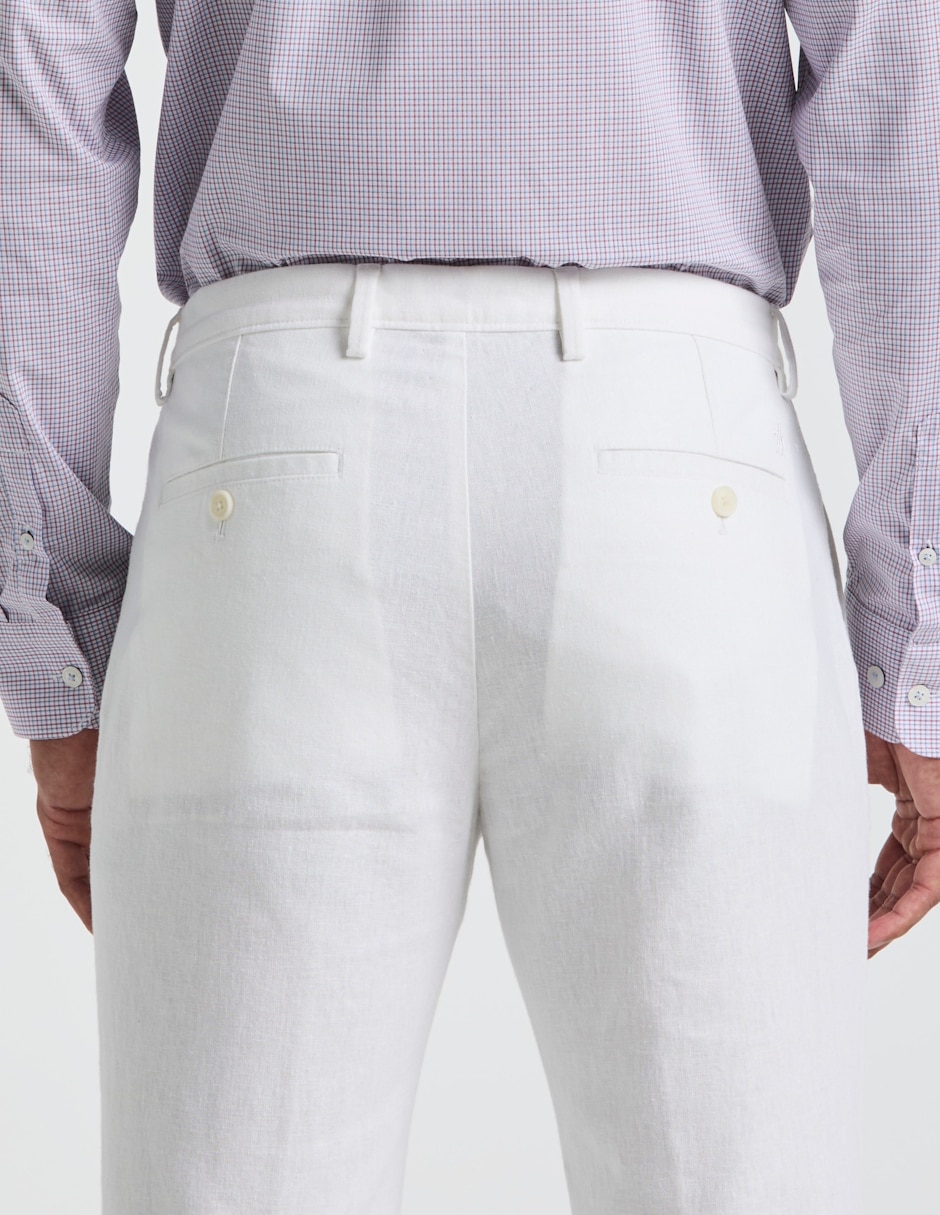 Pantalón casual chino regular Original Penguin de lino para hombre