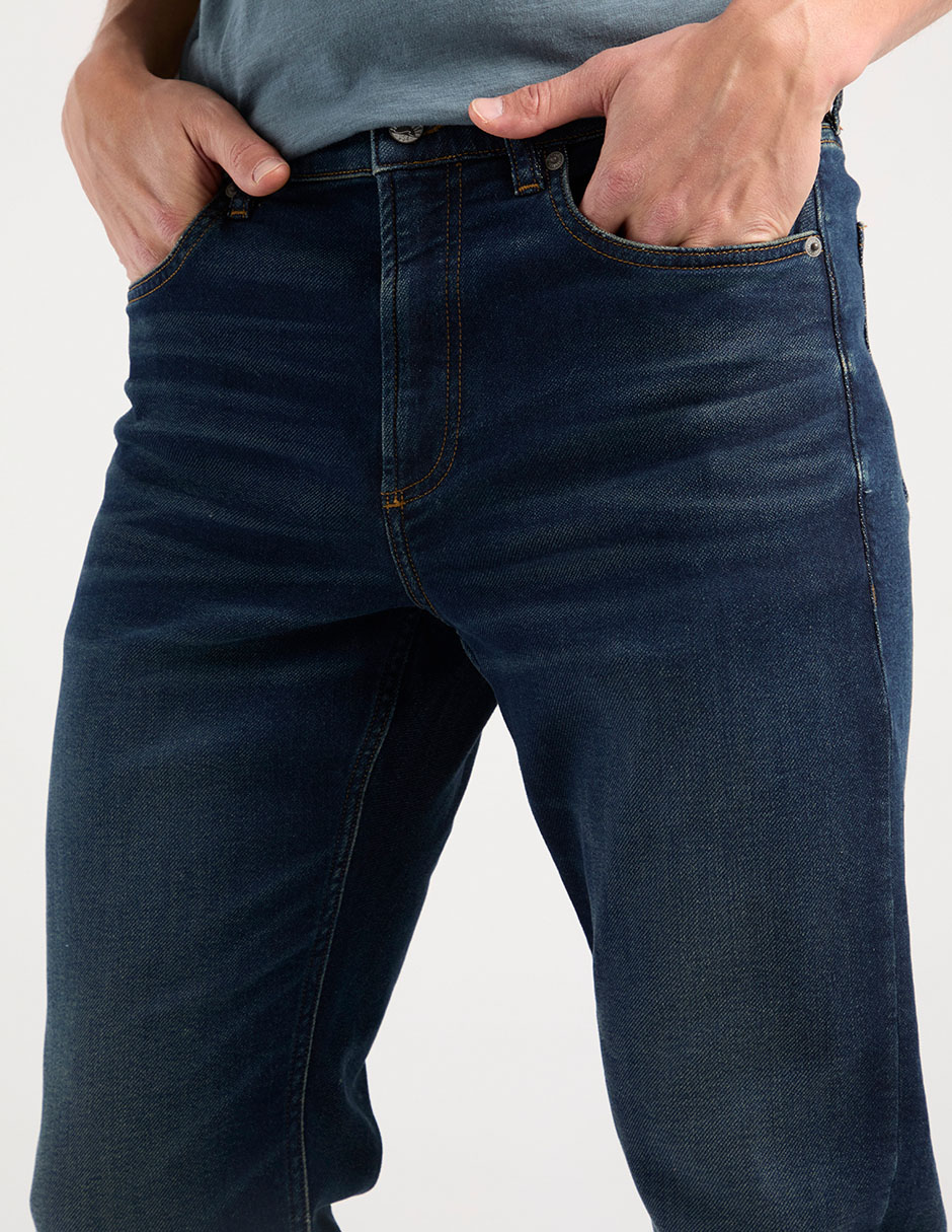 Jeans slim deslavado para hombre 9