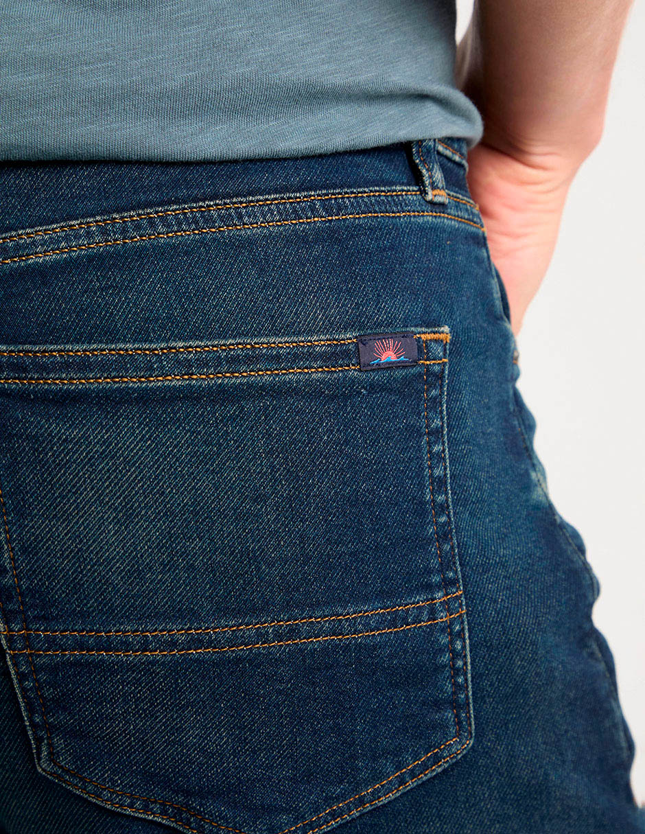 Jeans slim deslavado para hombre 10