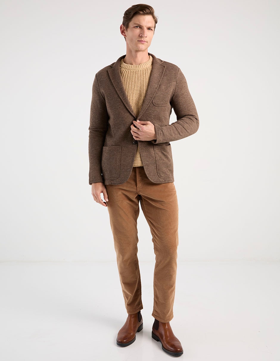 Pantalón casual regular algodón para hombre 7