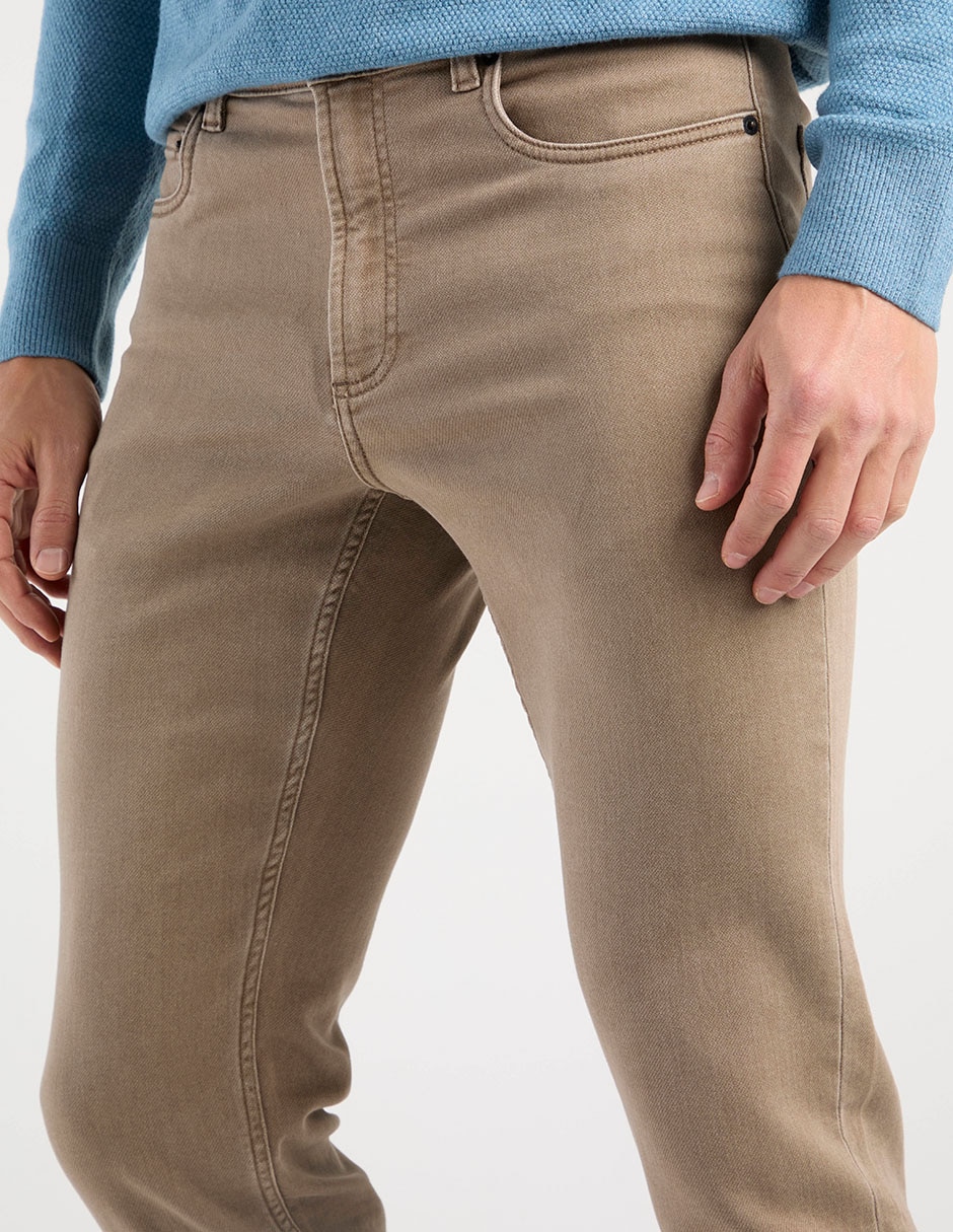 Pantalón regular de algodón para hombre 3