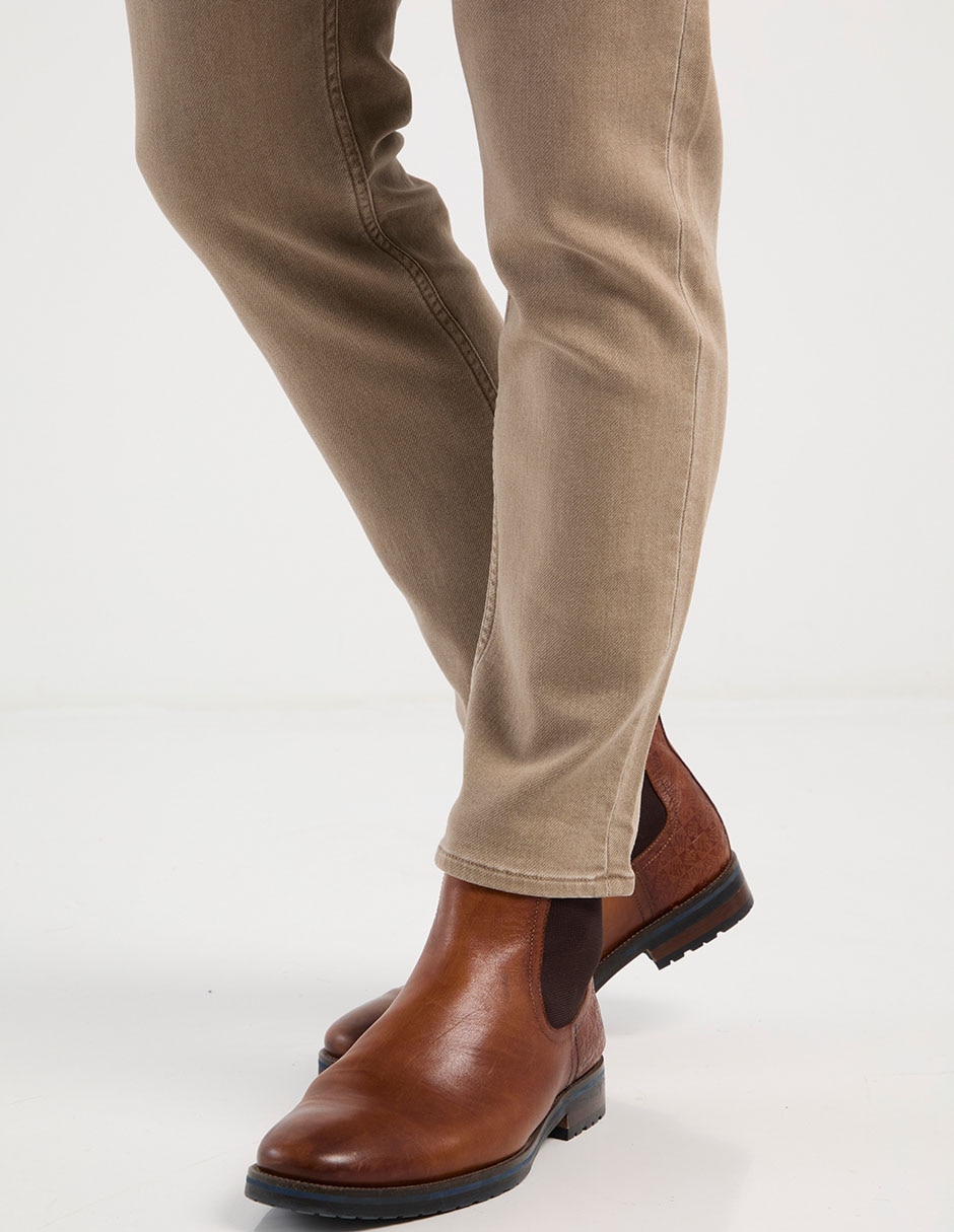 Pantalón regular de algodón para hombre 2