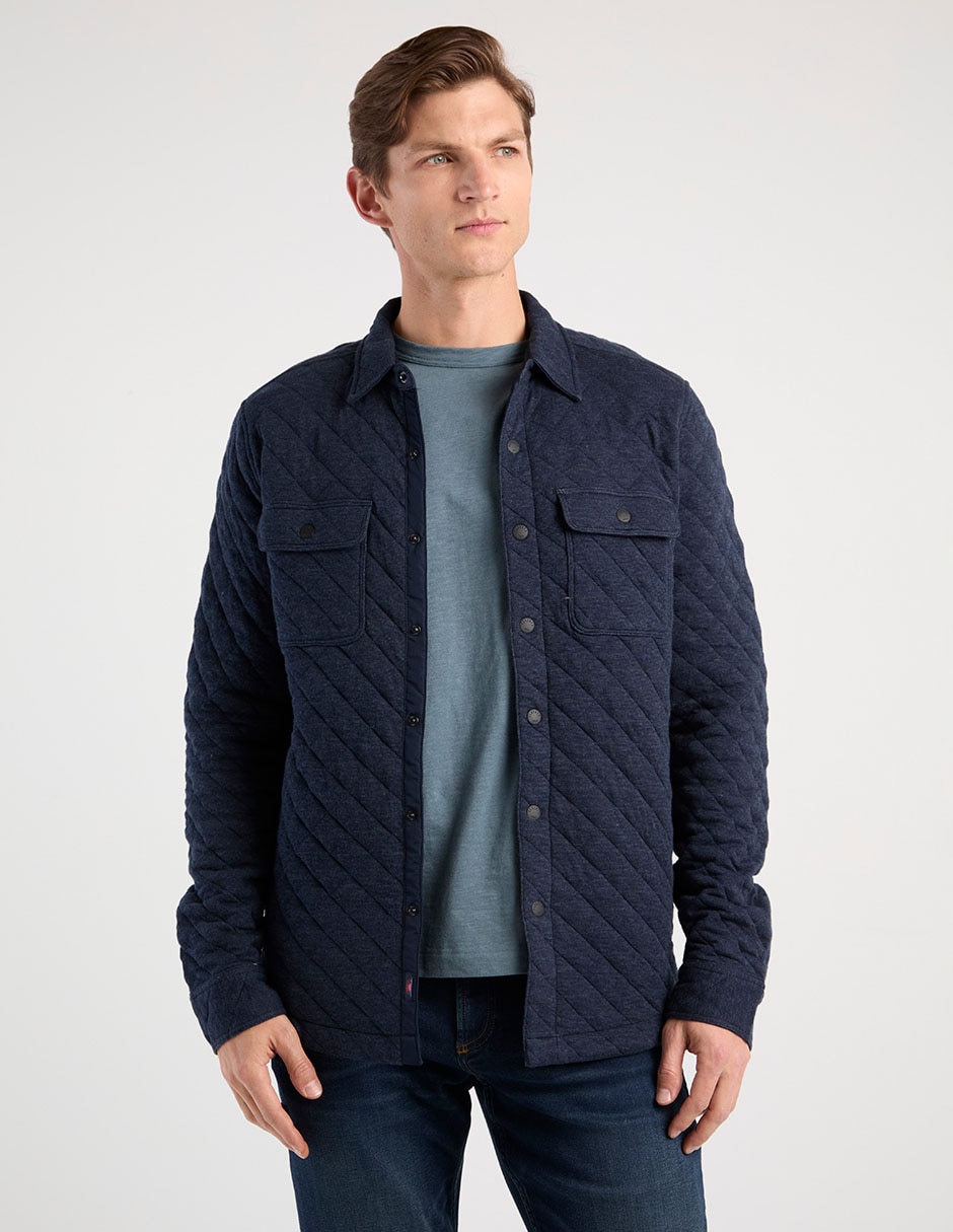 Sobrecamisa casual Faherty de algodón manga larga para hombre