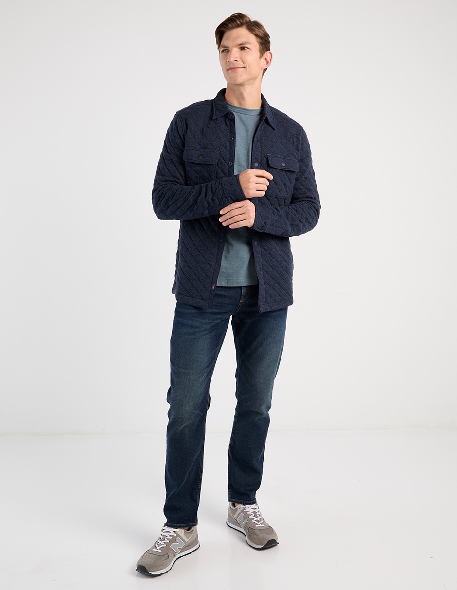 Sobrecamisa casual Faherty de algodón manga larga para hombre