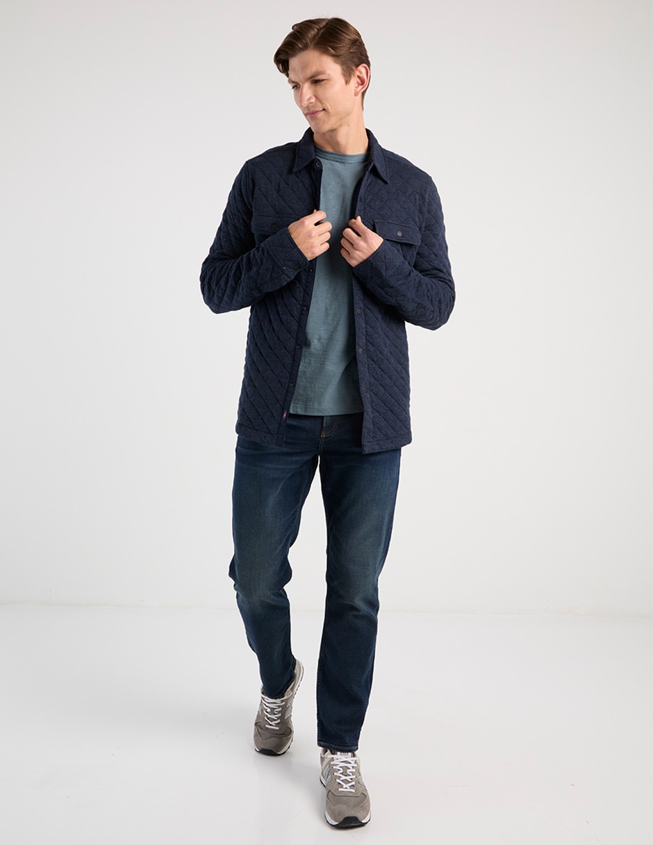 Sobrecamisa casual Faherty de algodón manga larga para hombre