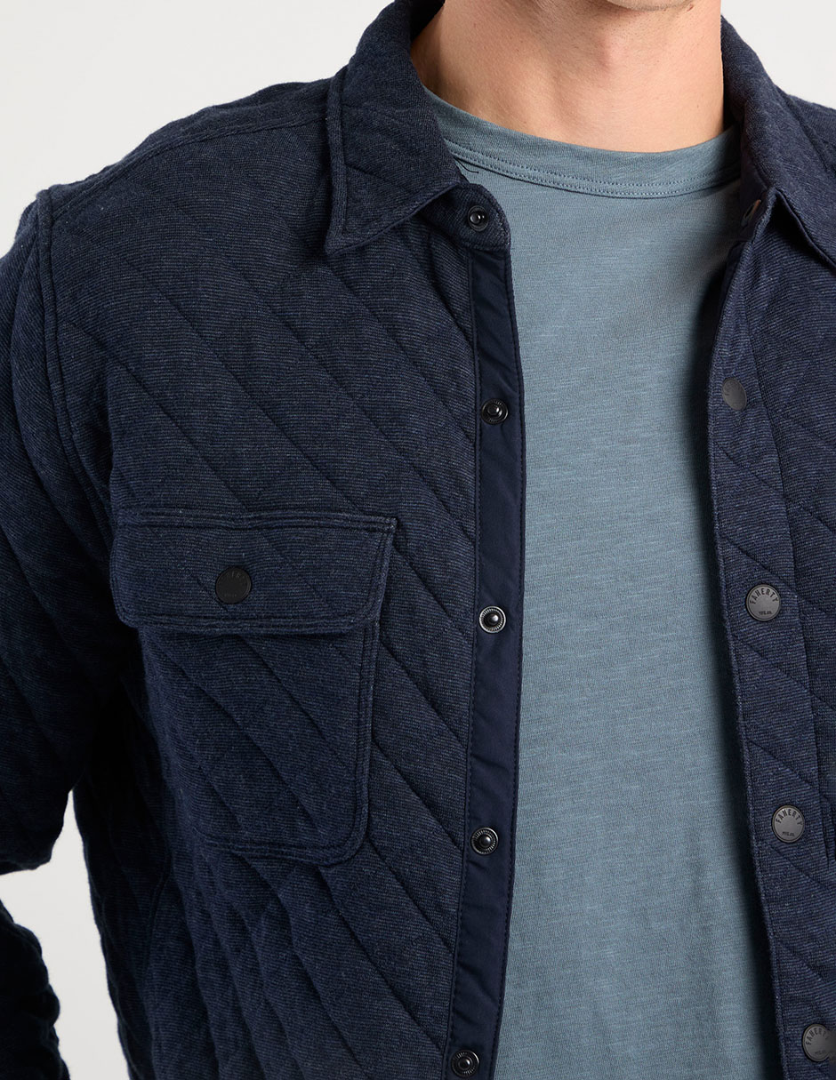 Sobrecamisa casual Faherty de algodón manga larga para hombre
