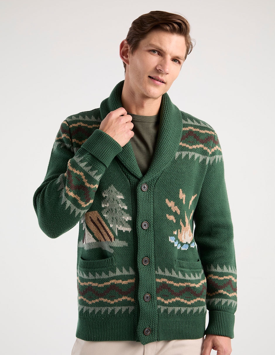Suéter cuello solapa para hombre Suéter cuello solapa para hombre