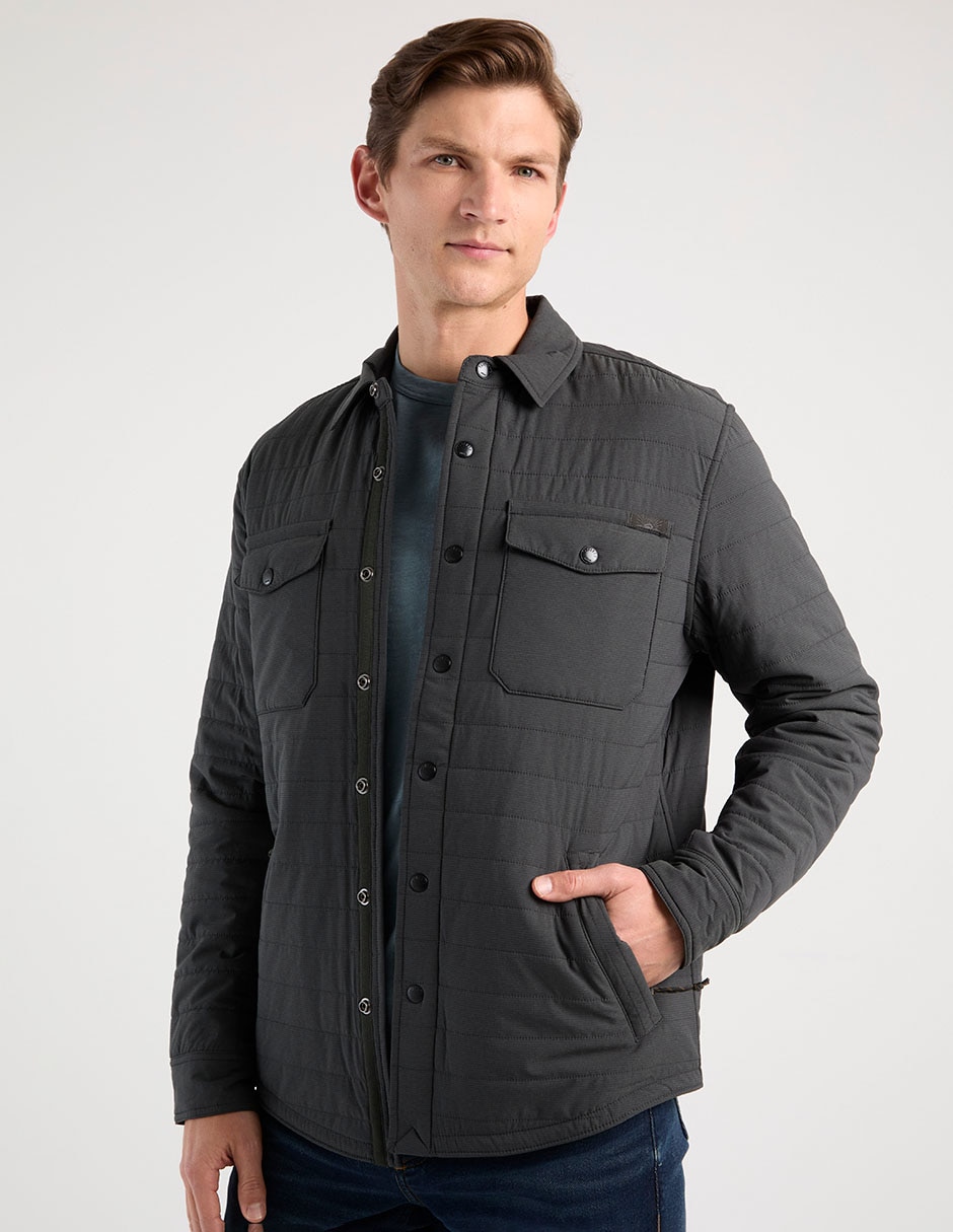 Chamarra casual Faherty con bolsillos para hombre