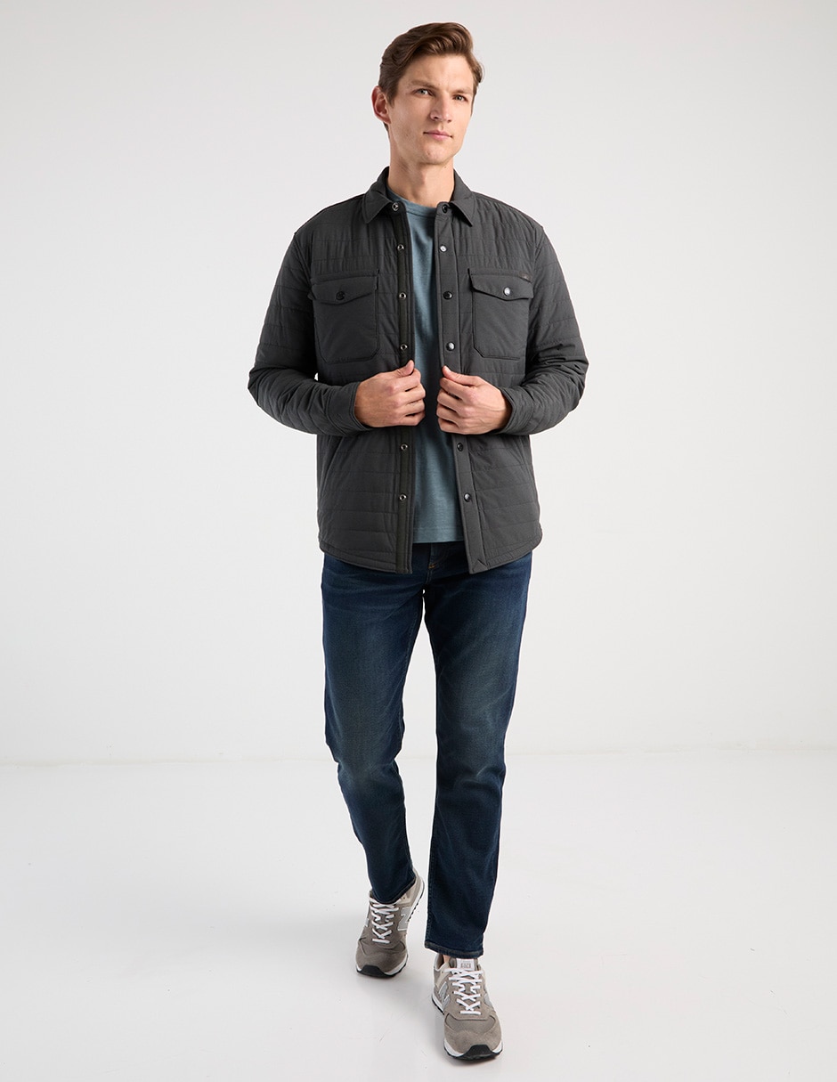 Chamarra casual Faherty con bolsillos para hombre