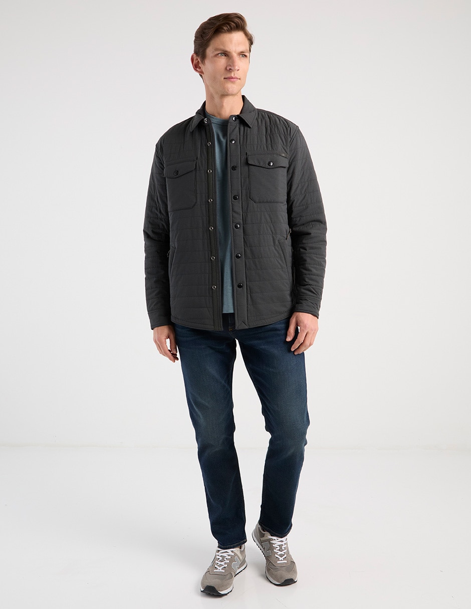 Chamarra casual Faherty con bolsillos para hombre