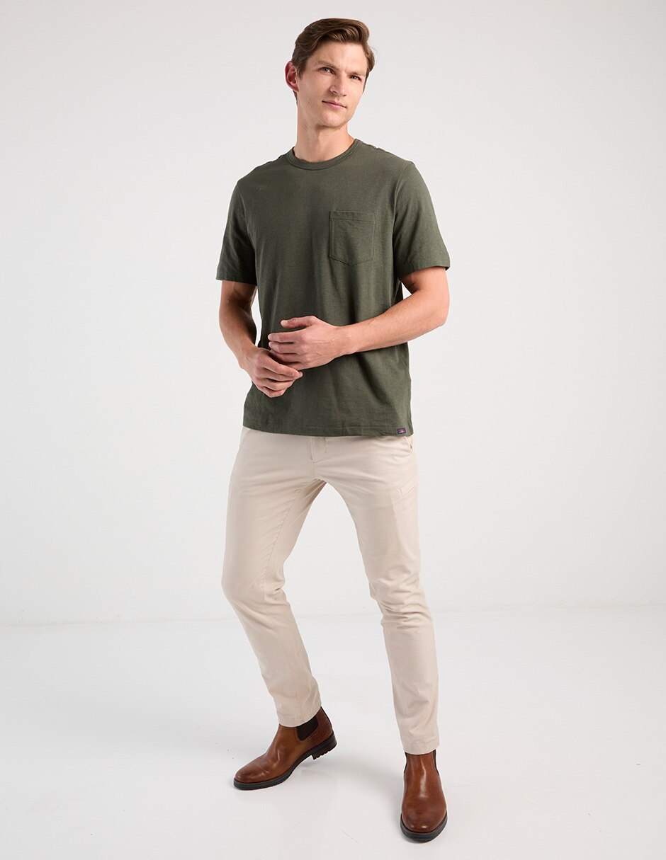 Playera cuello redondo para hombre 3