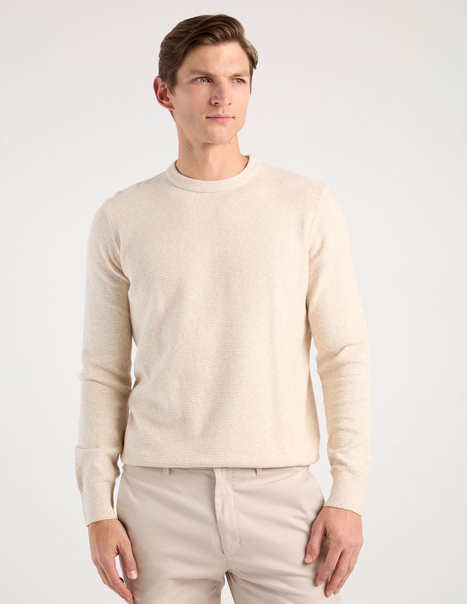 Suéter cuello redondo para hombre Suéter cuello redondo para hombre