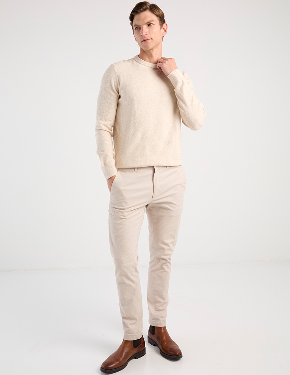 Suéter cuello redondo para hombre 4