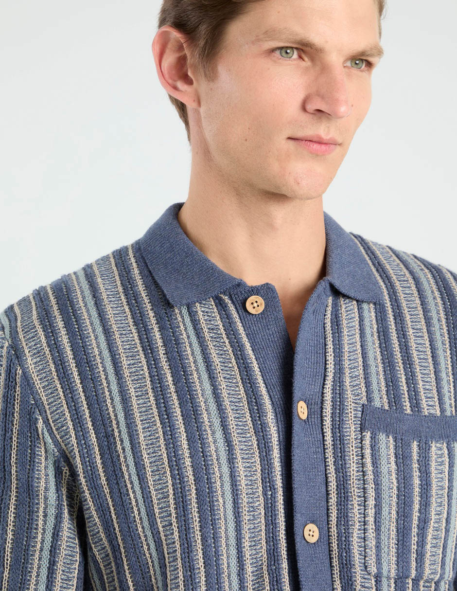 Camisa casual de algodón manga corta para hombre 3
