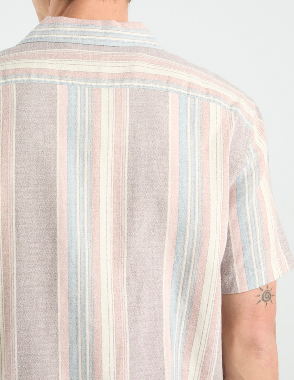Camisa casual de algodón manga corta para hombre 2
