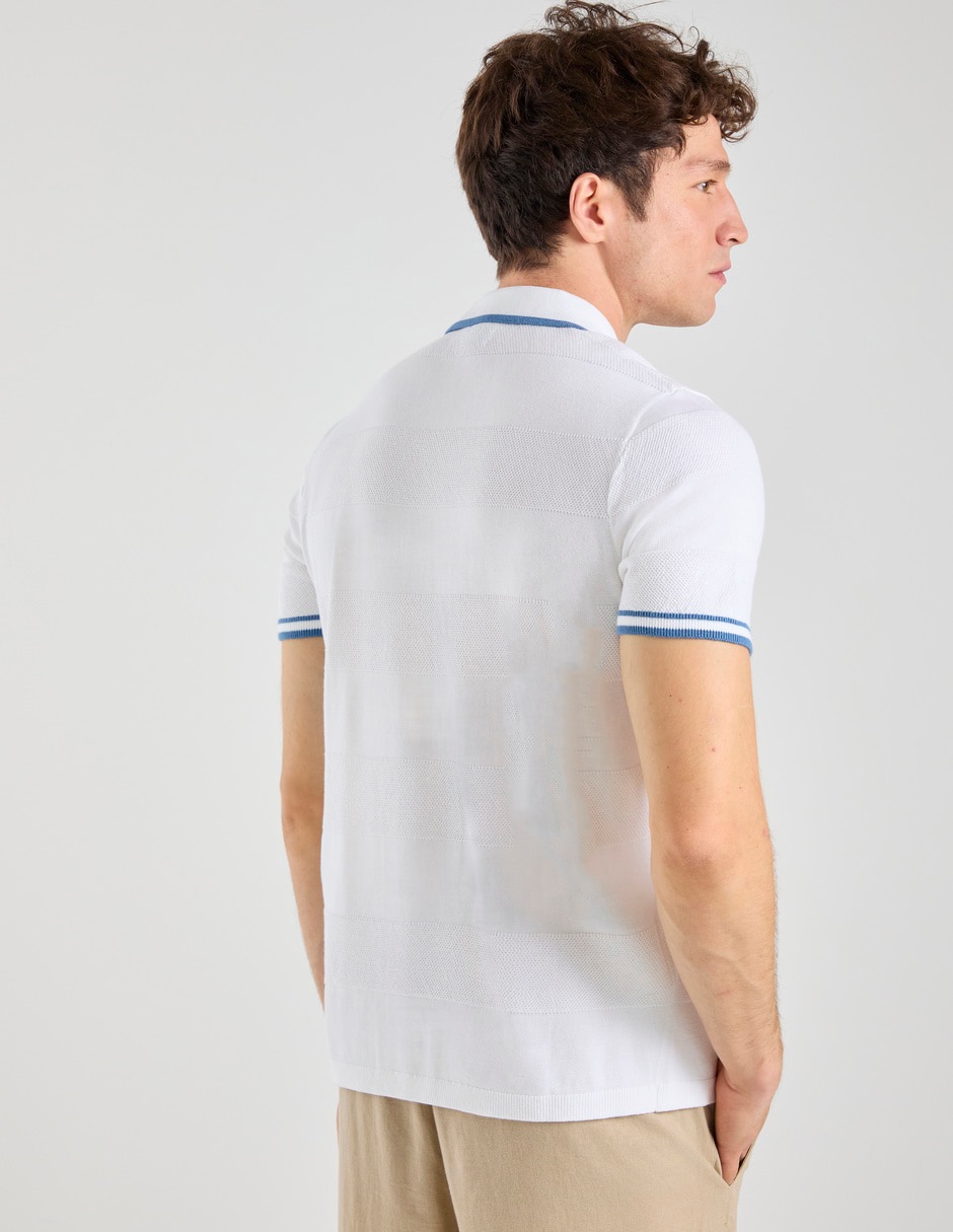 Camisa casual de algodón manga corta para hombre 6