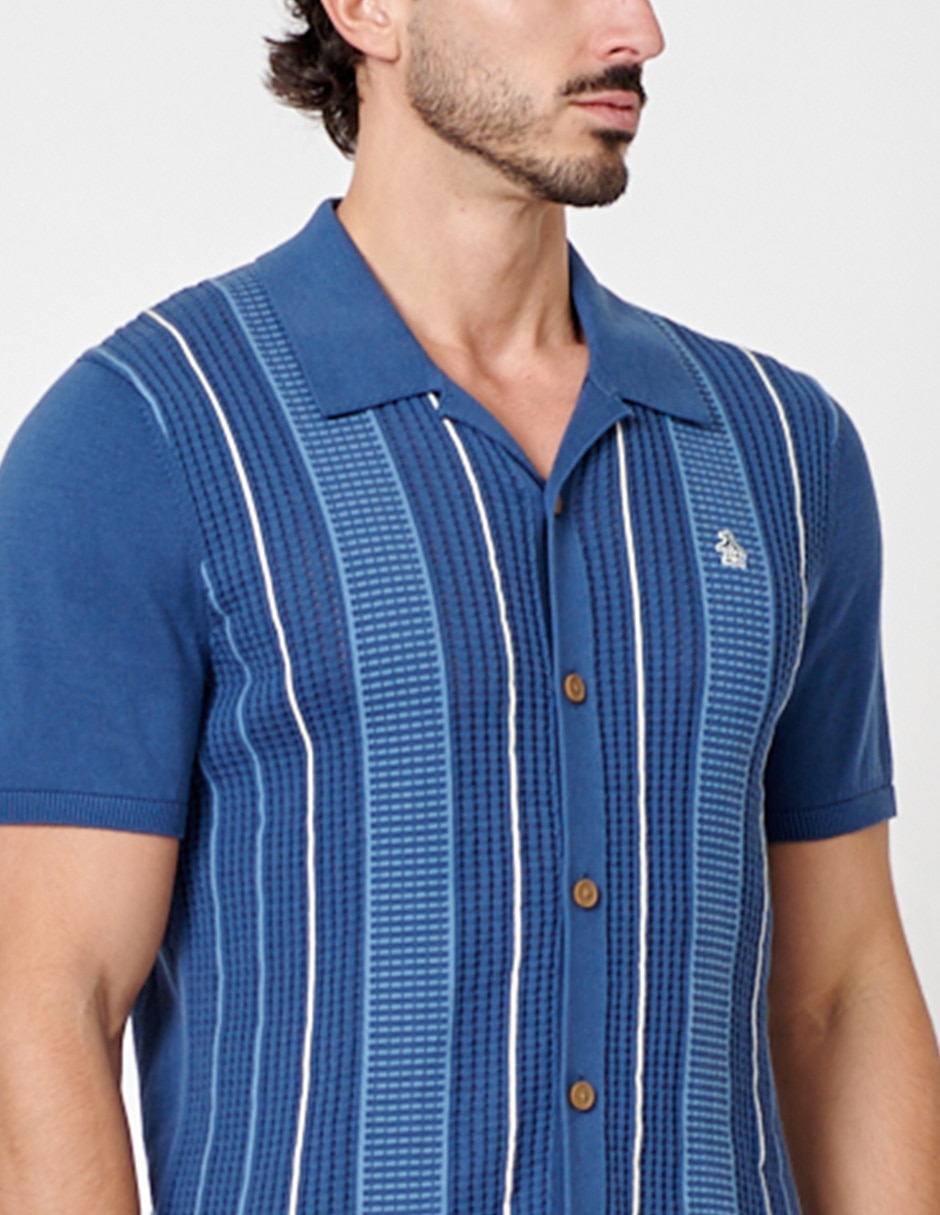 Camisa casual de algodón manga corta para hombre 4