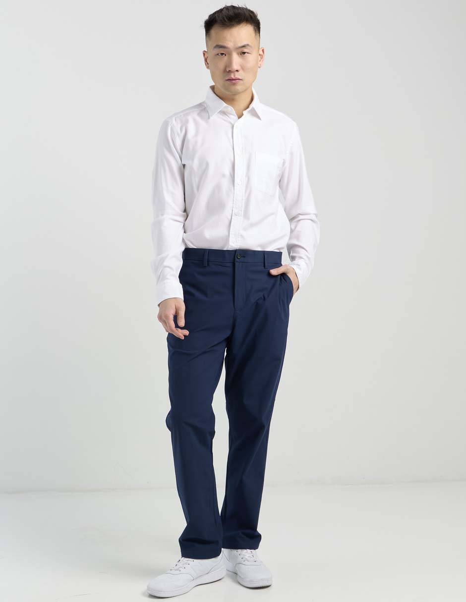 Camisa casual Scappino de algodón manga larga para hombre