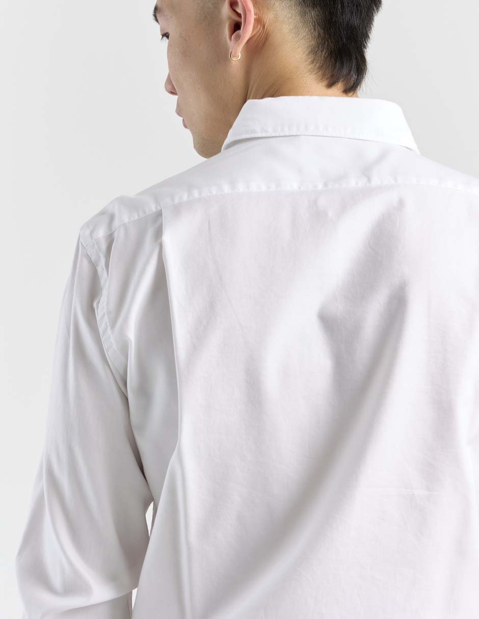 Camisa casual Scappino de algodón manga larga para hombre
