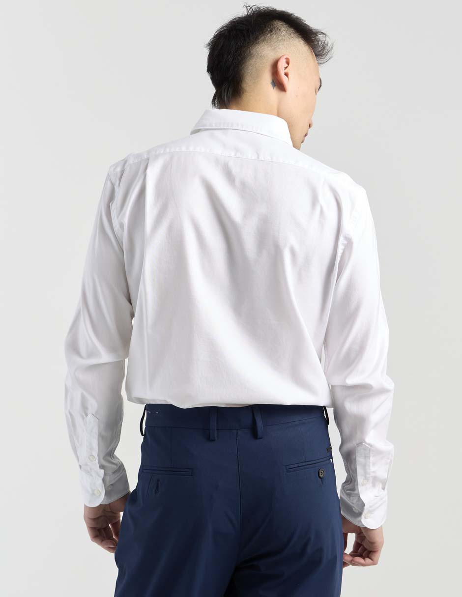 Camisa casual Scappino de algodón manga larga para hombre