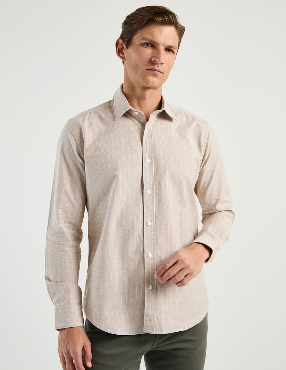 Camisa casual manga larga para hombre Camisa casual manga larga para hombre