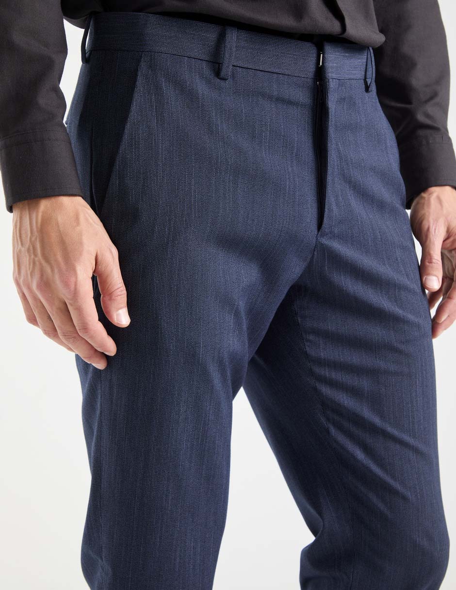 Pantalón casual slim de algodón para hombre 2