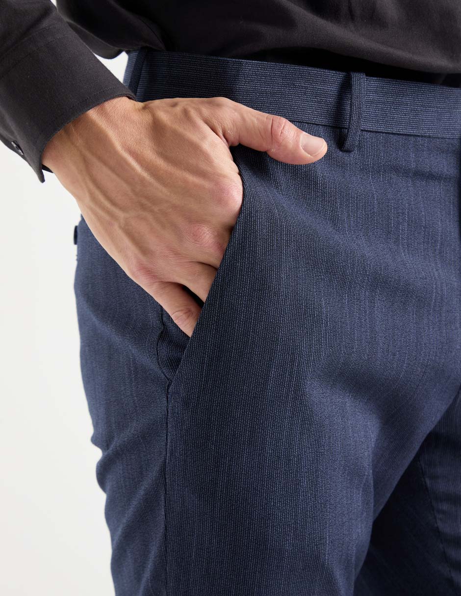 Pantalón casual slim de algodón para hombre 3