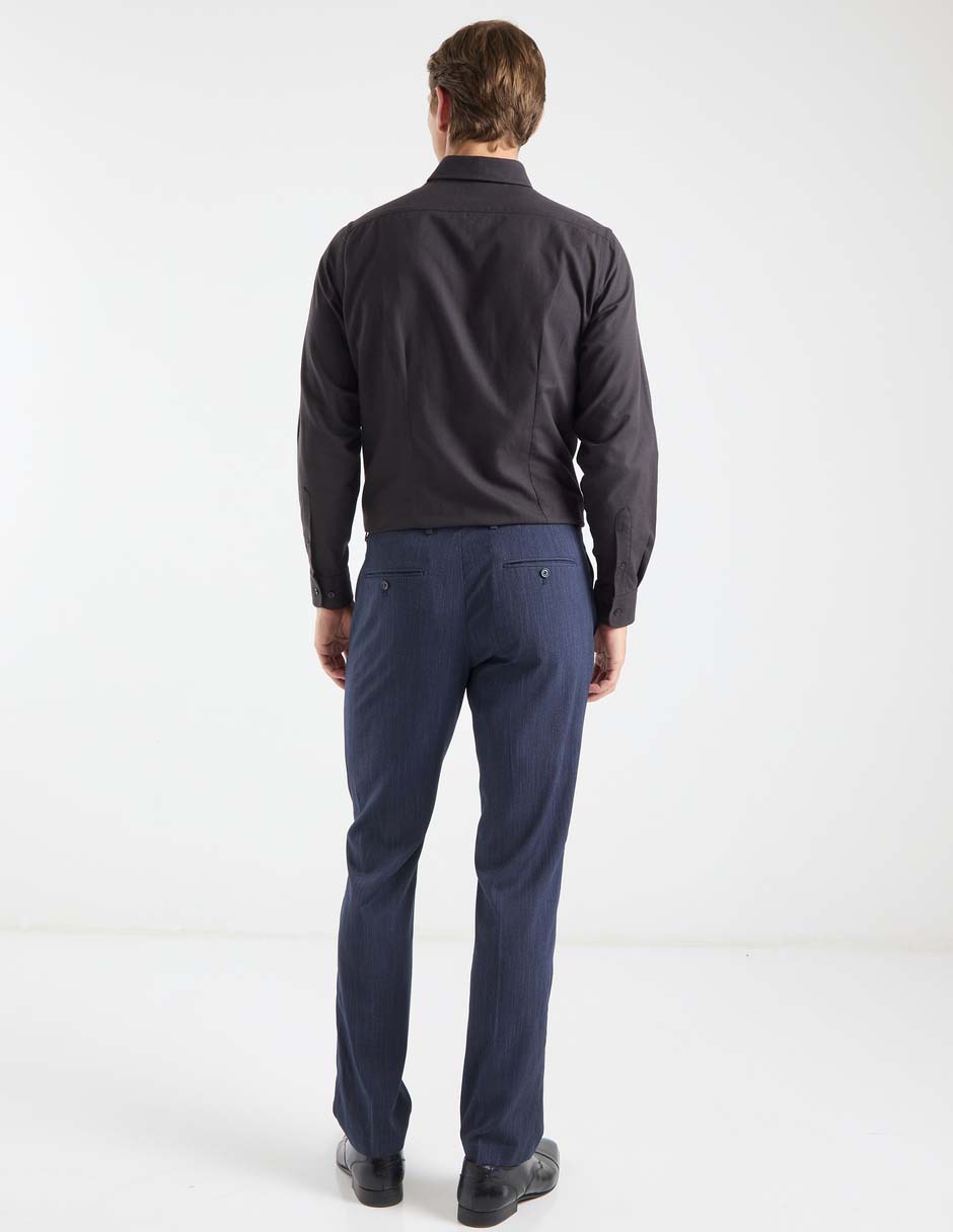 Pantalón casual slim de algodón para hombre 4