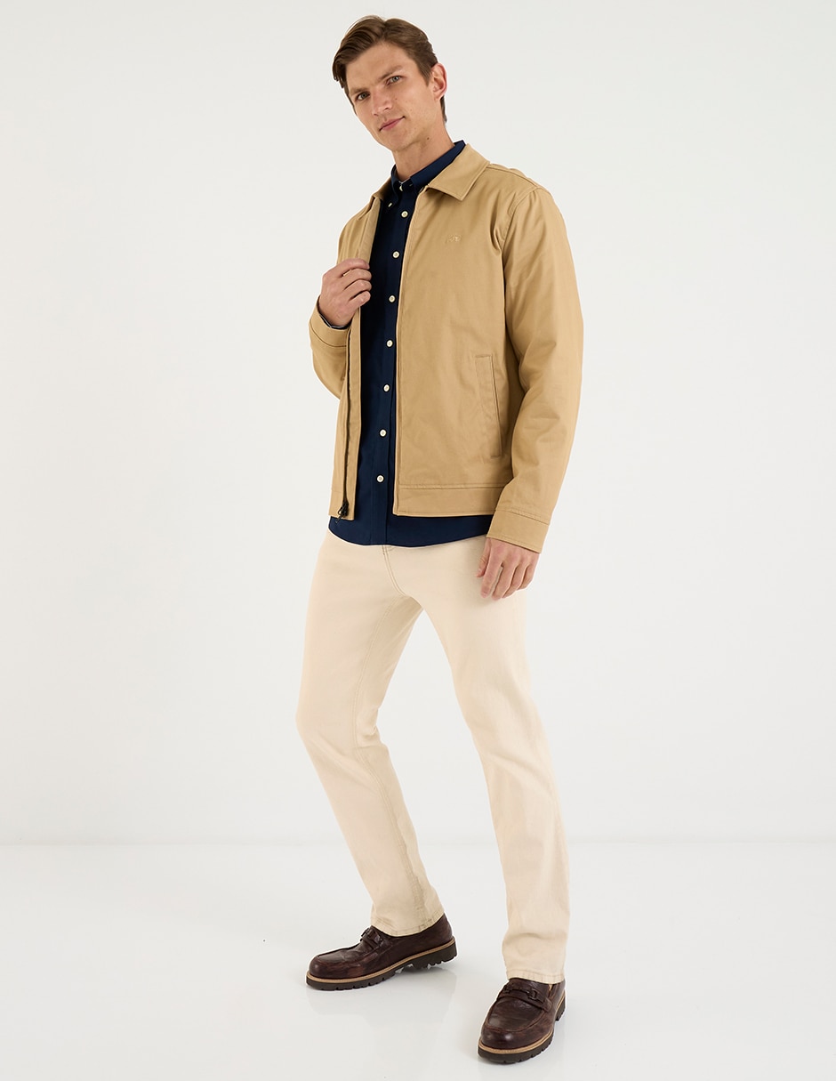 Camisa casual de algodón manga larga para hombre 6