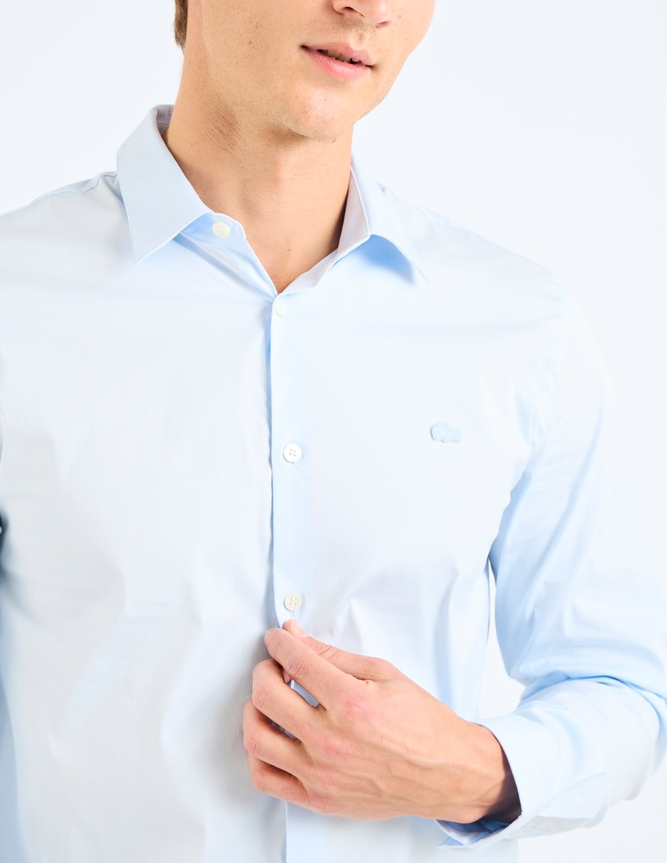 Camisa Business casual Lacoste manga larga para hombre