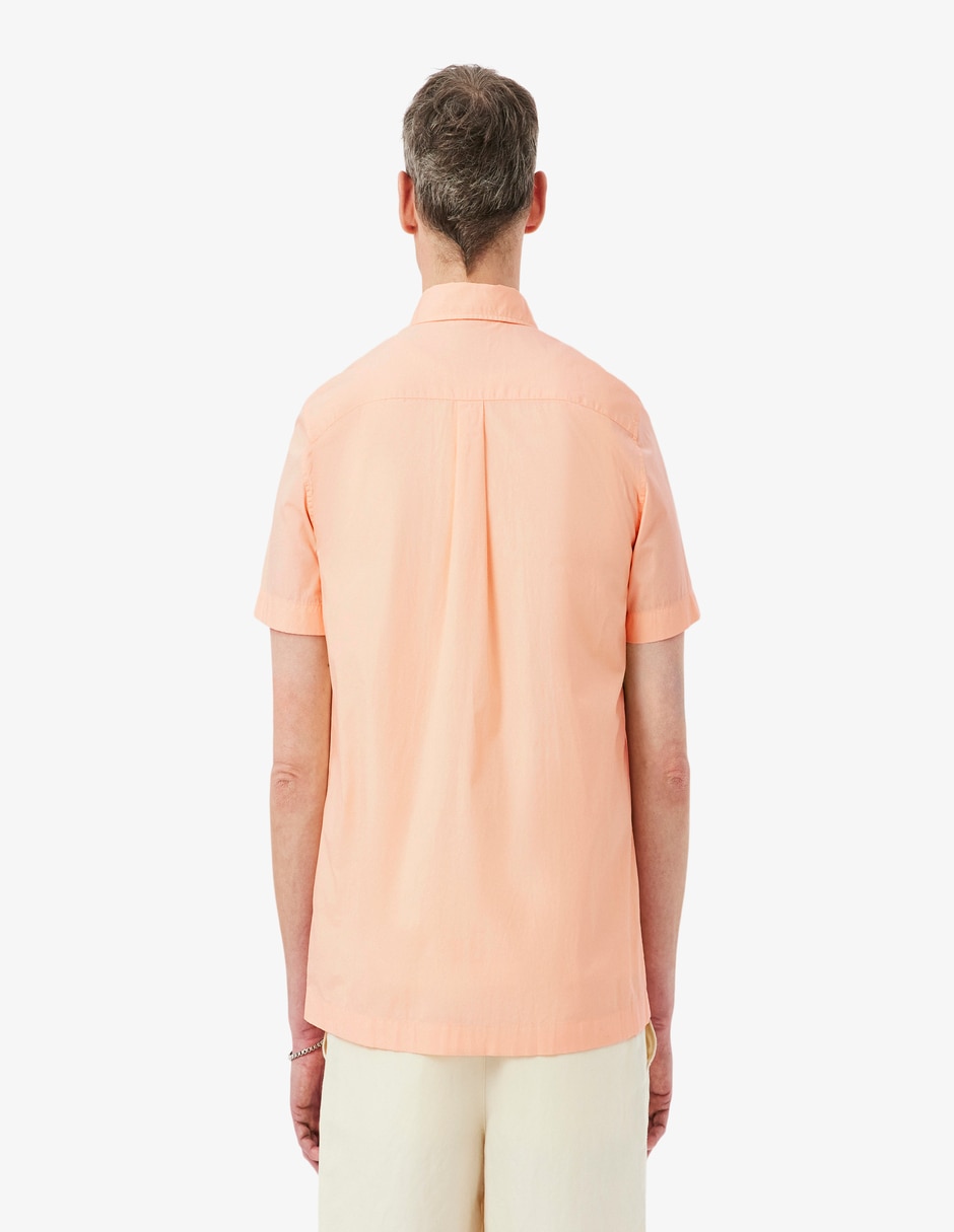 Camisa casual lacoste manga corta para hombre