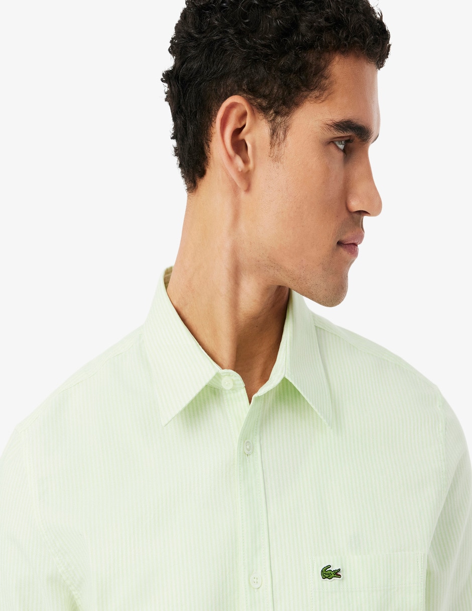 Camisa casual de algodón manga larga para hombre 4