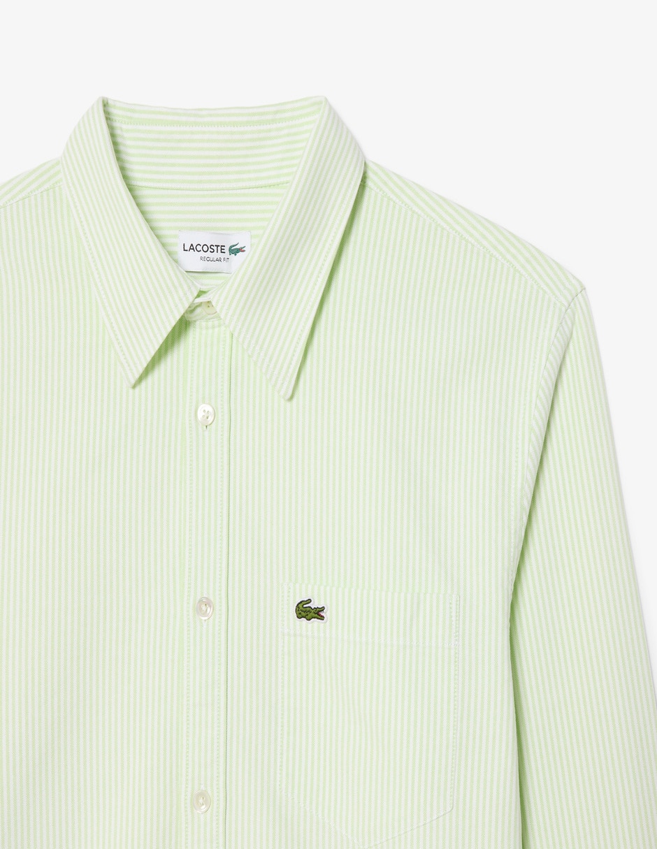 Camisa casual de algodón manga larga para hombre 6
