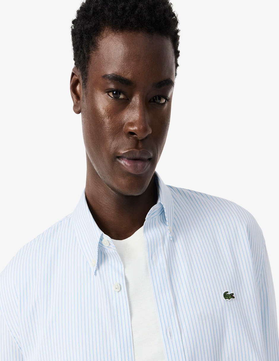 Camisa casual de algodón manga larga para hombre 3