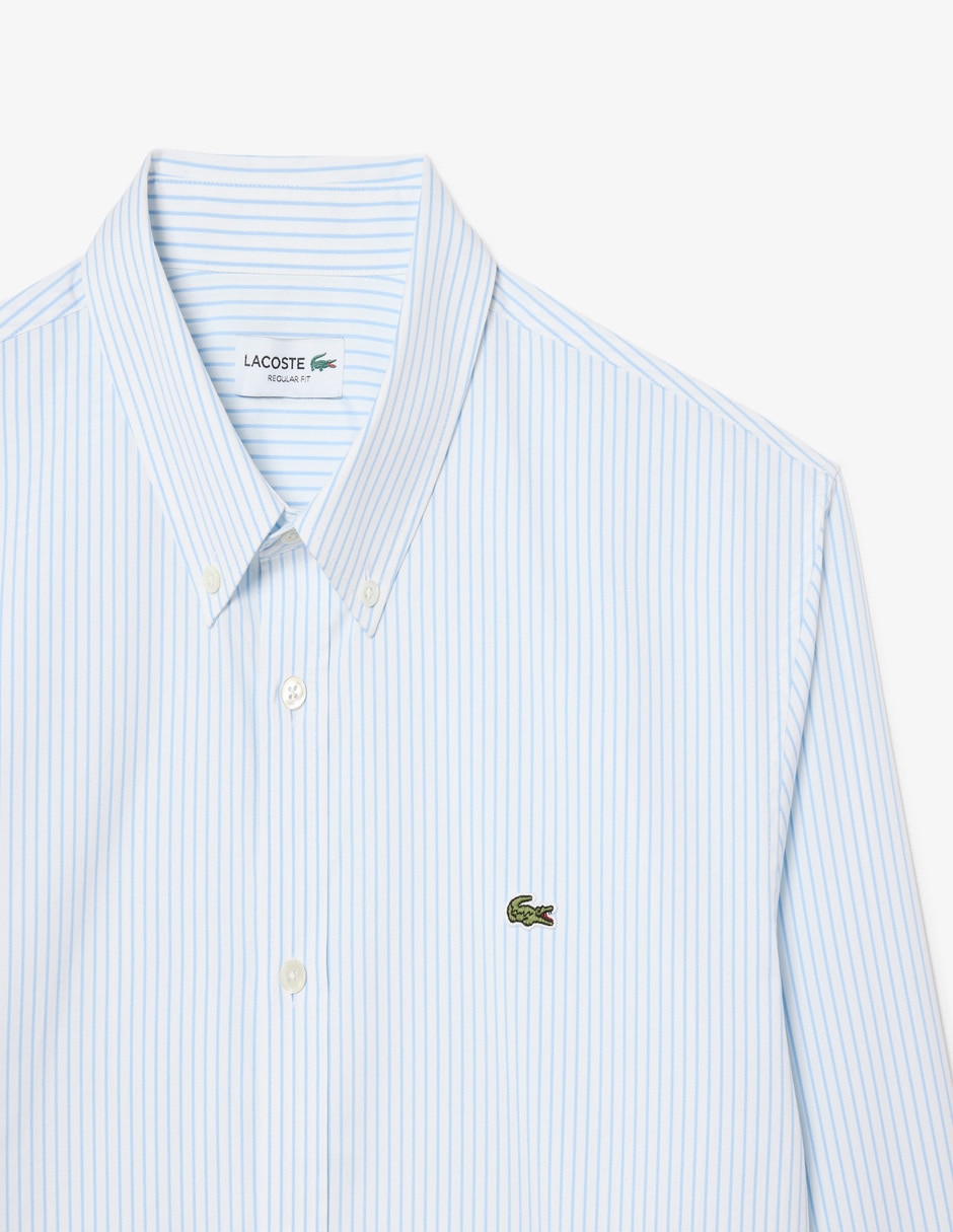 Camisa casual de algodón manga larga para hombre 6