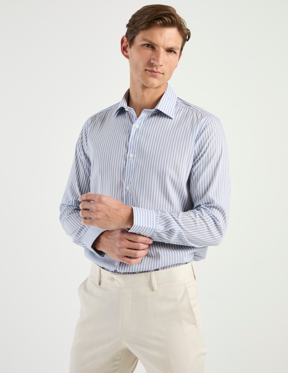 Camisa business casual manga larga para hombre Camisa business casual manga larga para hombre