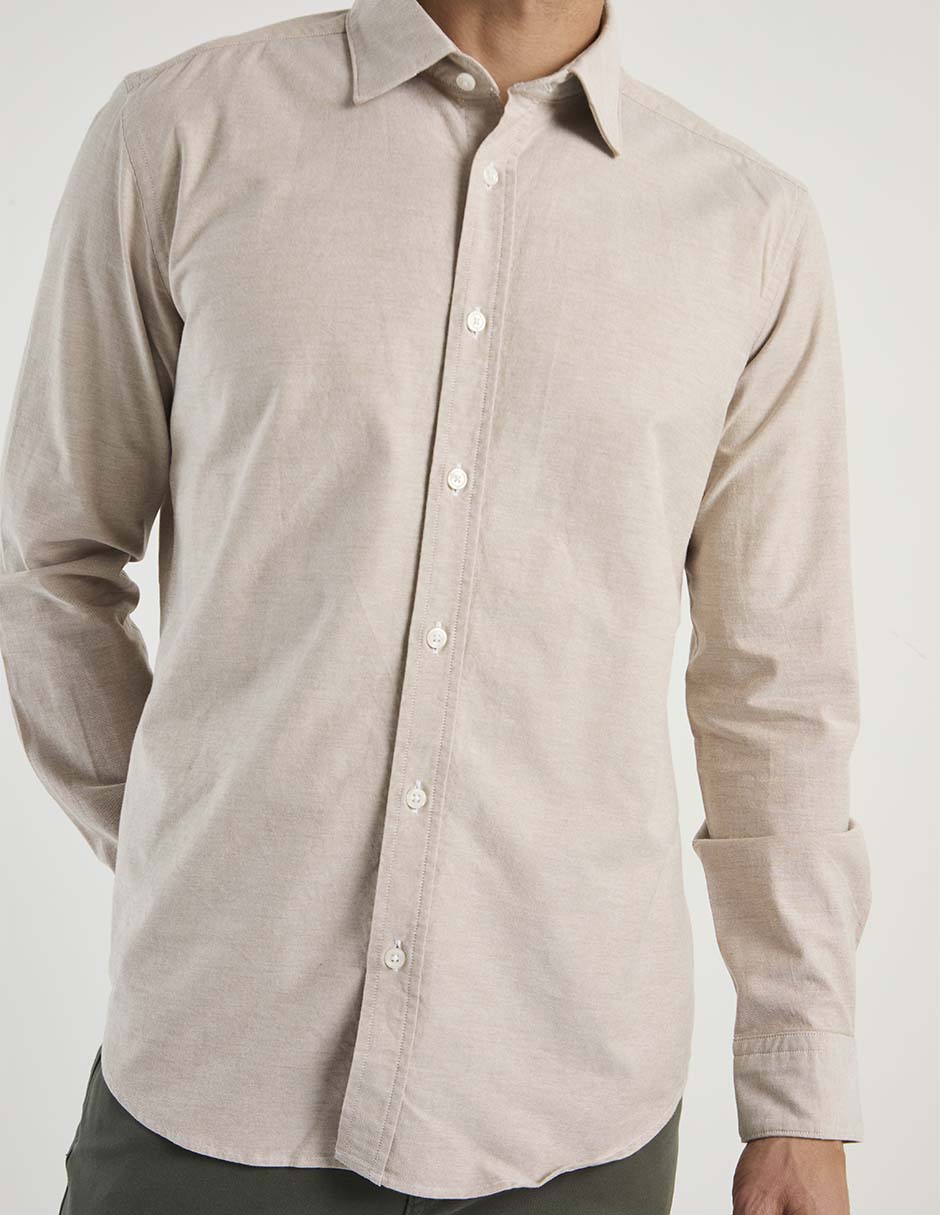Camisa casual Scappino manga larga para hombre