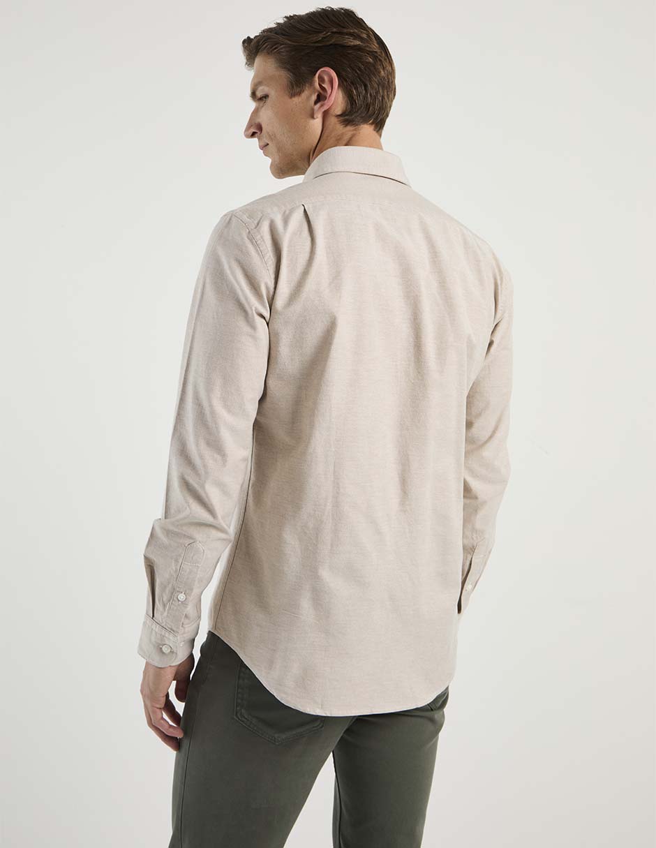 Camisa casual Scappino manga larga para hombre