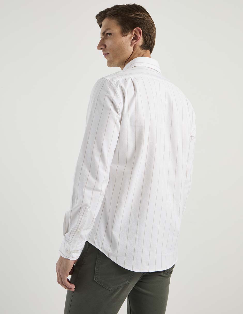Camisa casual Scappino manga larga para hombre
